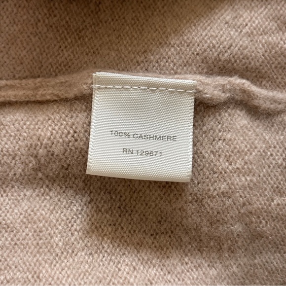 NAKED CASHMERE Naked Cashmere Open Front Cropped Cardigan in Nude (S) - Picture 5 of 5